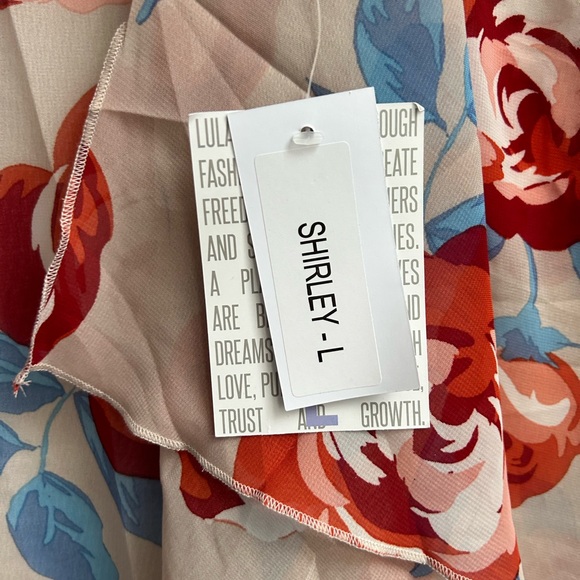 LULAROE “Shirley” womens large chiffon kimono - Picture 6 of 6
